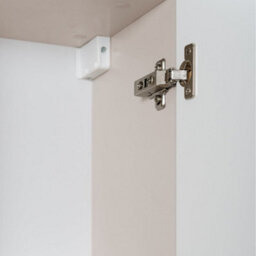 Heze Furniture Slim Modern 2 Cabinets Set Vanity Unit 120Cm With Worktop & Tall Cabinet 136Cm - Cashmere - thumbnail 6