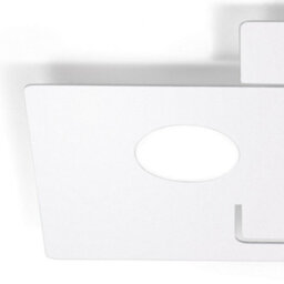 Luminosa Lighting Luminosa Square Lifestyle Surface Mounted Ceiling Light - White Finish, 2X Gx53 - thumbnail 5