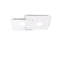 Luminosa Lighting Luminosa Square Lifestyle Surface Mounted Ceiling Light - White Finish, 2X Gx53 - thumbnail 1