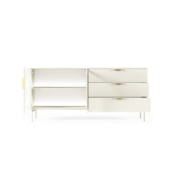 Arte Elegant Cashmere Sideboard Cabinet 181Cm - Ambient Led, Drawer Storage - thumbnail 5