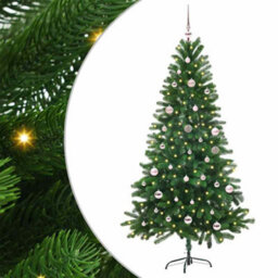 Vidaxl Christmas Tree With 150 Leds With Stand Green 150 Cm Pe