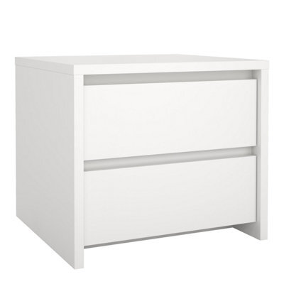 Furniture To Go Next Nightstand 2 Drawers White - image 1