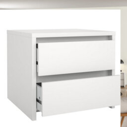 Furniture To Go Next Nightstand 2 Drawers White - thumbnail 5