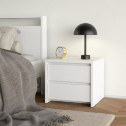 Furniture To Go Next Nightstand 2 Drawers White - thumbnail 7