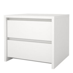 Furniture To Go Next Nightstand 2 Drawers White - thumbnail 3