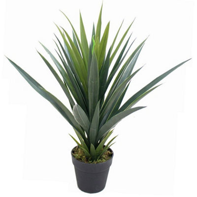 Leaf 60Cm Artificial Tropical Agave Succulent Yukka Style Green Plant - image 1