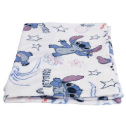 Lilo & Stitch Chilled Vibes Fleece Blanket White/blue/purple (One Size)