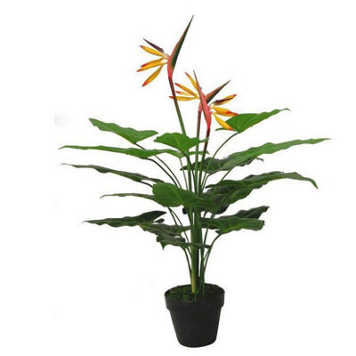 Leaf 70Cm Artificial Bird Of Paradise Plant (Strelitzia) - Large