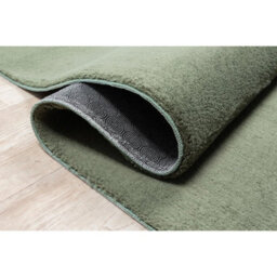 Elegant Modern Dark Green Rectangular Area Rug - thumbnail 2