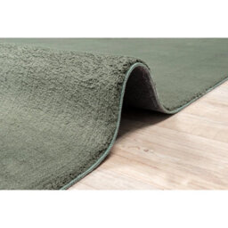 Elegant Modern Dark Green Rectangular Area Rug - thumbnail 3