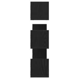 Walplus Wall Shelves 3 Pcs Black Oak 80X18X18 Cm Engineered Wood - thumbnail 6