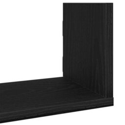 Walplus Wall Shelves 3 Pcs Black Oak 80X18X18 Cm Engineered Wood - thumbnail 8