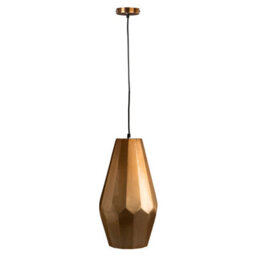 Orsina Aluminum Copper Finish Large Pendant Light, Ceiling Pendant Light For Dining Room, Lounge - thumbnail 1