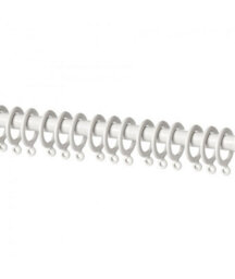 13 - 16mm   Heart End Metal Curtain Pole Set - Cream - thumbnail 4