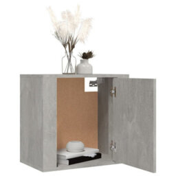 Berkfield Wall-Mounted Bedside Cabinets 2 Pcs Concrete Grey 50X30X47 Cm - thumbnail 4