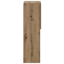 Berkfield Durable Tv Cabinet With Led Lights Artisian Oak 30.5X30X102 Cm - thumbnail 8