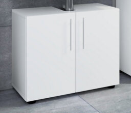 Vcm Wooden Underfloor Cabinet Flandu Ll Swivel Doors - thumbnail 2