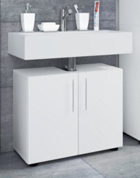 Vcm Wooden Underfloor Cabinet Flandu Ll Swivel Doors - thumbnail 3