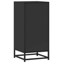 Berkfield Sideboard Black 35.5X35X76 Cm Engineered Wood And Metal - thumbnail 7