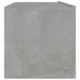 Berkfield Tv Cabinet Concrete Grey 100X30X30 Cm Engineered Wood - thumbnail 7