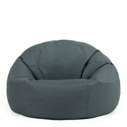 icon Adult Classic Beanbag Outdoor Waterproof Bean Bags Ready Filled - Slate Grey, 2 Pack - thumbnail 3