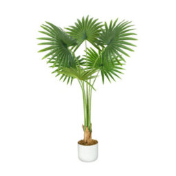 MCC Direct Artificial Plant Fan Palm Tree Indoor House Plant 100 Cm - thumbnail 7