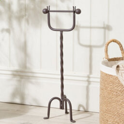 Dibor Vintage Style Iron Antique Toilet Paper Holder Freestanding Bathroom Toilet Roll Holder - thumbnail 3