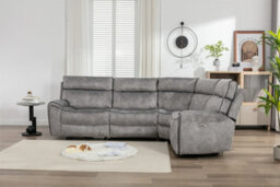 Electric Recliners Sofa, 4 Seater Power Corner Recliner Corner Sofa Set, 105 To 135 Degrees Recliner - thumbnail 4