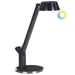Wyld And Coco Lumina Brass Desk Lamp - Adjustable Arm, Sensor Dimmer And Usb Charging Port For Desk And Bedside - thumbnail 5