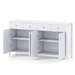 160Cm Sideboard Buffet Cabinet Large Storage Organizer Accent Coffee Bar Station - thumbnail 6