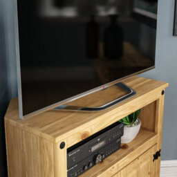 Lassic Vida Designs Corona Solid Pine Corner Tv Unit Stand - thumbnail 4