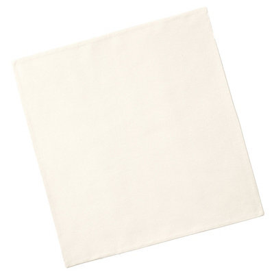 Westford Mill Fairtrade Cotton Canvas Cushion Cover Natural (L) - image 1