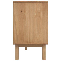 Berkfield Sideboard Otta Brown And Grey 114X43X73.5 Cm Solid Wood Pine - thumbnail 5