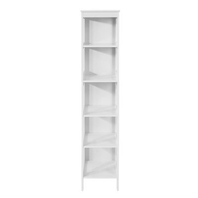 Sobuy Bzr14-W 5 Tiers Bathroom Shelf Bathroom Storage Shelf Cabinet Unit,white,w30Xd30Xh139 - image 1