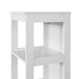 Sobuy Bzr14-W 5 Tiers Bathroom Shelf Bathroom Storage Shelf Cabinet Unit,white,w30Xd30Xh139 - thumbnail 3