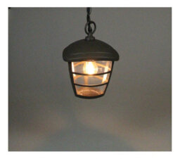 Netagon Garden Outdoor Mains Powered 230V Brussels Hanging Chain Light In Anthracite - thumbnail 2