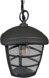 Netagon Garden Outdoor Mains Powered 230V Brussels Hanging Chain Light In Anthracite