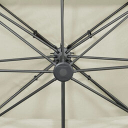 Walplus Cantilever Garden Parasol With Double Top Sand 400X300 Cm - thumbnail 7