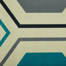 Beliani Multicolour Geometric Area Rug 140 X 200 Cm Polyester - thumbnail 6