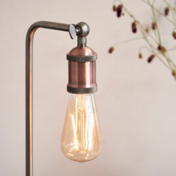 Anson Lighting Portales Table Light Finished In Aged Pewter And Aged Copper Plate - thumbnail 2