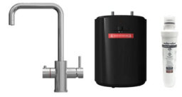 Fohen & Hanstrom Fohen Figaro Polished Chrome 3 In 1 Instant Boiling Water Tap - thumbnail 4