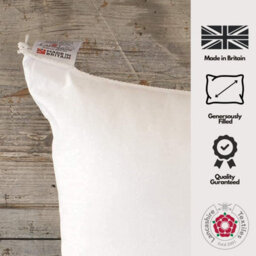 "4 Pack Luxury 26"" X 26"" (65 X 65Cm) Cotton Blend Cushion Pads With Super Bounce Polyester Fibre, Made Of Finest British Materials" - thumbnail 4