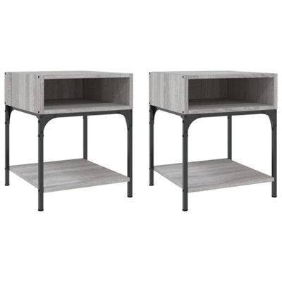 Berkfield Elegant Bedside Tables 2 Pcs Grey Sonoma 40X41X50 Cm Engineered Wood - image 1