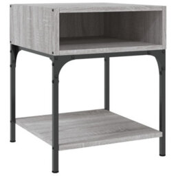Berkfield Elegant Bedside Tables 2 Pcs Grey Sonoma 40X41X50 Cm Engineered Wood - thumbnail 4