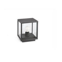 Luminosa Lighting Luminosa Nala 1 Light Outdoor Pedestal Light Dark Grey Ip54, E27 - thumbnail 1