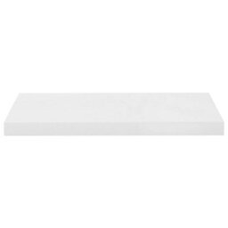 Vidaxl Floating Wall Shelf High Gloss White 60X23.5X3.8 Cm Mdf - thumbnail 4