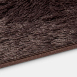 Ohs Soft Fluffy Rug Anti-Slip Carpet Area Floor Mat, Chocolate - 160 X 230Cm - thumbnail 3
