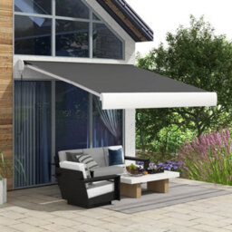 Outsunny 3 X 2.5M Electric Retractable Awning Sun Canopies For Door Window - thumbnail 1