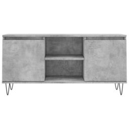 Berkfield Tv Cabinet Concrete Grey 104X35X50 Cm Engineered Wood - thumbnail 5