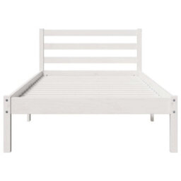 Walplus Bed Frame With Headboard White 210 X 90 Cm Solid Pine Wood - thumbnail 5